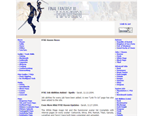 Tablet Screenshot of ffxihaven.ffshrine.org
