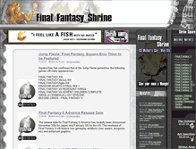 Tablet Screenshot of ffshrine.org